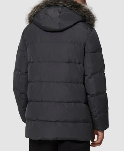 $426 Marc New York Men Gray Full Zip Gattaca Down Quilted Parka Jacket Size XL - Picture 2 of 3