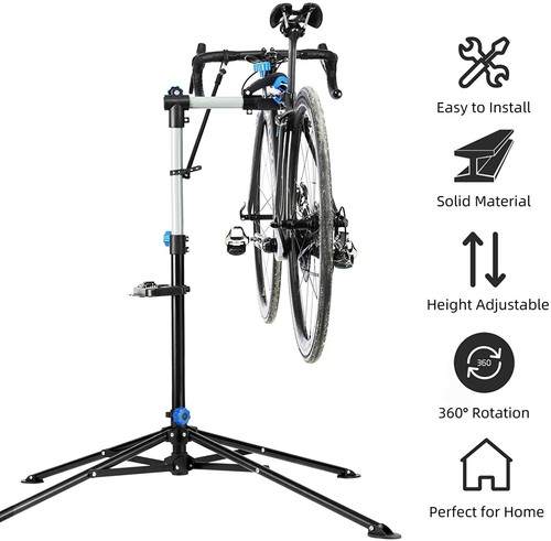 ROCKBR Bike Repair Stand Adjustable Height Maintenance Tool Rack Home Work Stand - Picture 2 of 8