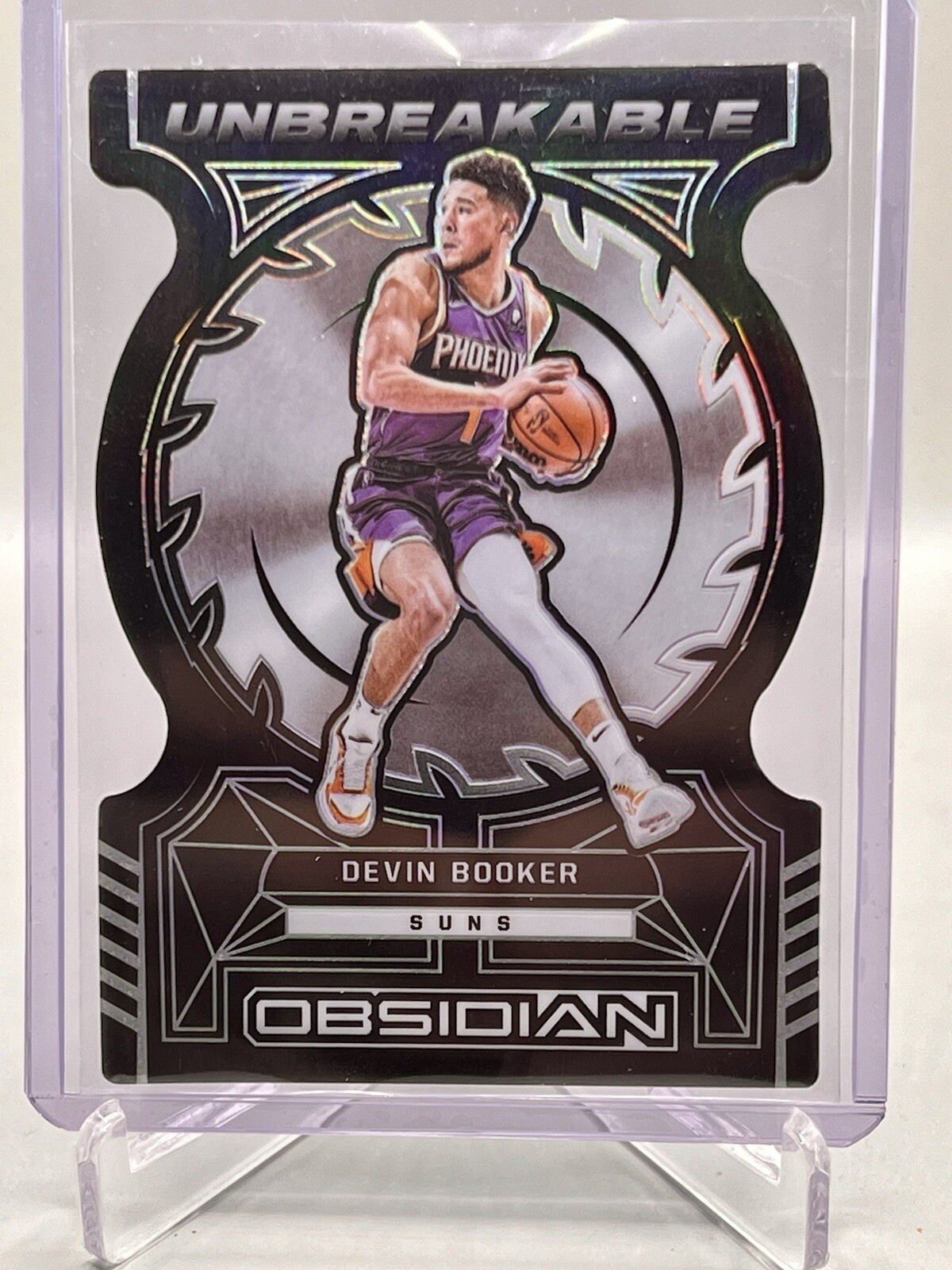 2021-22 Obsidian Devin Booker No.39  Unbreakable Die Cut Phoenix Suns sp