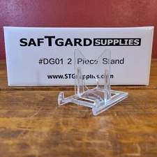 20 SAFTGARD 2 Piece Stand Sports Card Coin Phone Currency Adjustable Stands