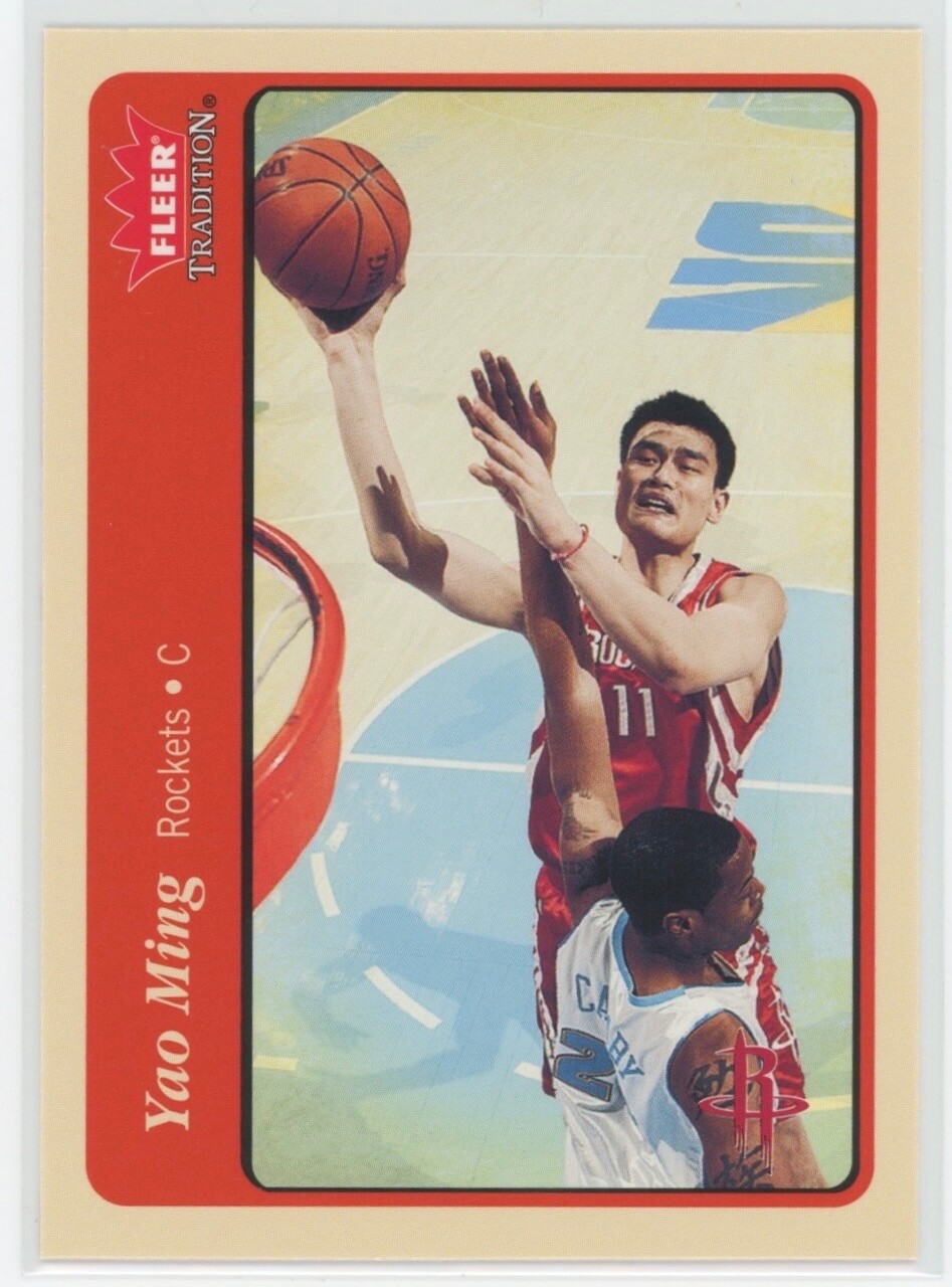 Yao Ming - 2004-05 Fleer Tradition #112 - Houston Rockets Center | eBay
