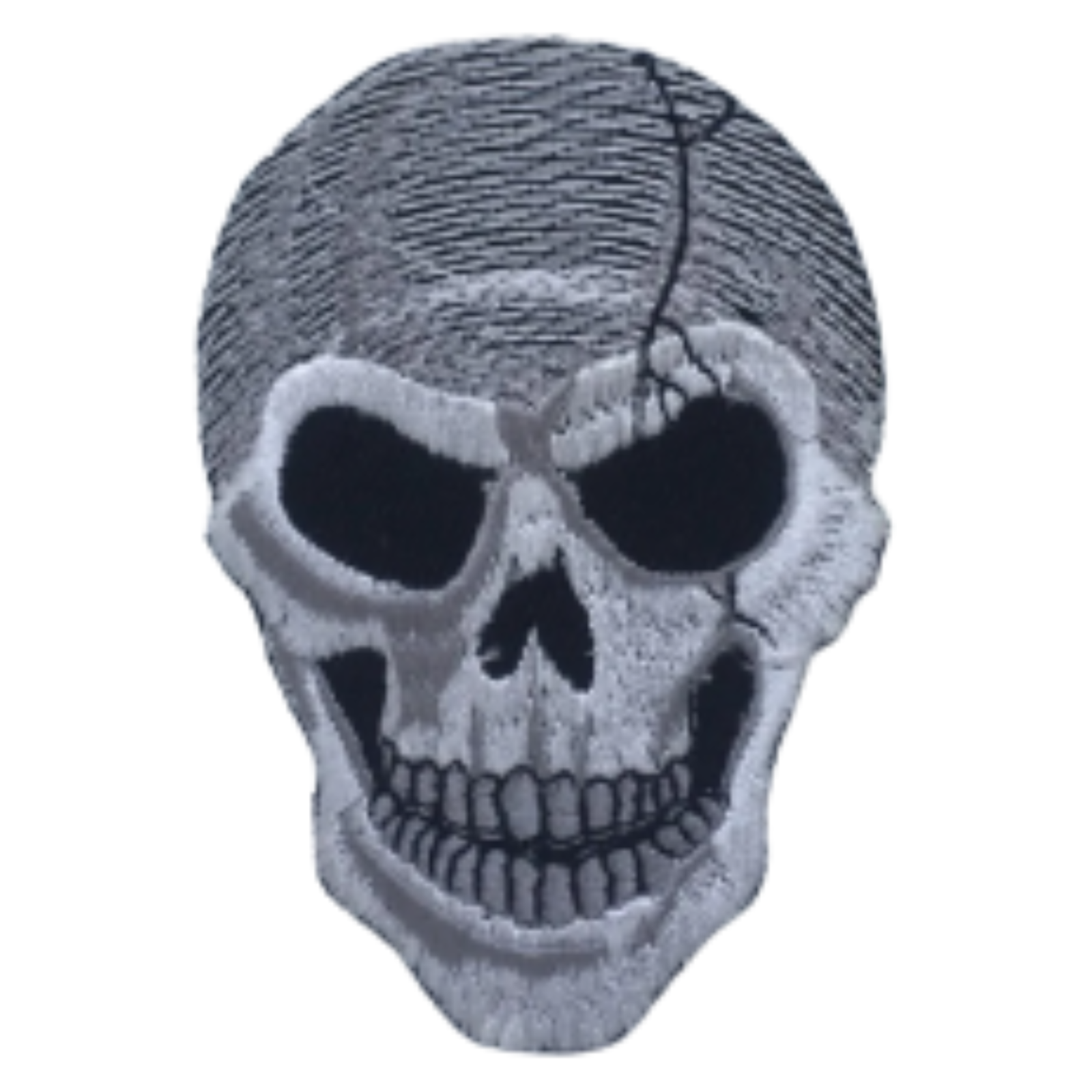 Reaper Demon Skull Rockabilly Iron On Sew On Embroidery Patches