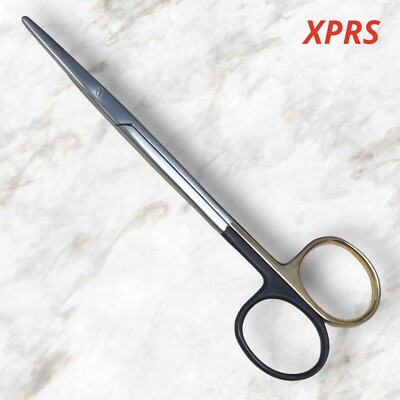 Set of 2 TC Supercut Metzenbaum Scissors, 6'', Straight, Delicate, Premium