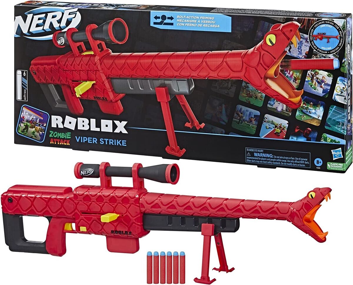 Nerf Roblox Zombie Attack: Viper Strike Dart Blaster, Code to