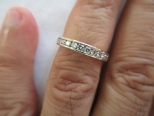 14K Gold Diamond Wedding Band Ring Diamond .60 Carat  2.70 Grams  Value 3,950