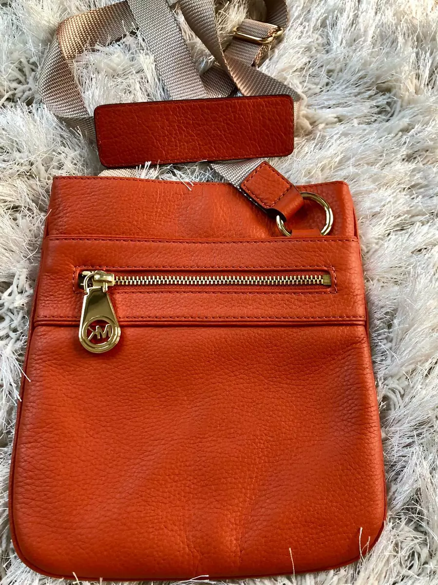 Orange michael 2025 kors purse