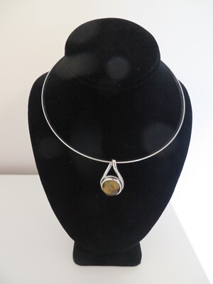 Ginger Snaps Silver Tone  Collar Necklace with 12 Charms