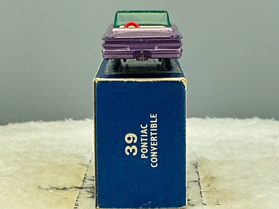 Matchbox Moko lesney#39 B Pontiac Convert,1962,V,N,Mint in D2 Box all Orig,N.O.S - Image 3 of 4