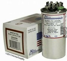 30  5 uF MFD Dual Run Capacitor 370 / 440 VAC - USA Made  5 Year Warranty