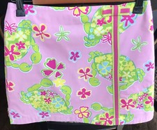 Lilly Pulitzer Girls Skirt Skort W/Shorts Sz 10 Muscle Beach VTG White Label 