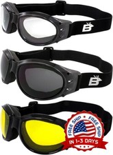 Gafas Lentes Anteojos De Sol Para Motocicleta Moto, Motorcycle Goggles Glasses..