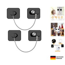 2er Set Kühlschrank Schloss ABS Mit Schlüssel für Kinder- und Haustierschutz