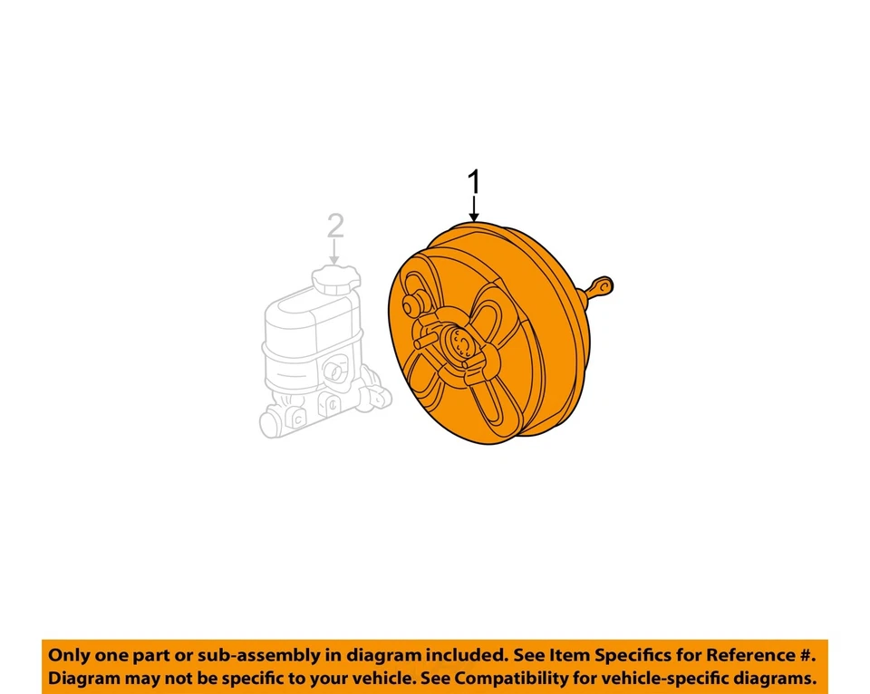 Б/у усилитель тормозов подходит: 2004 Chevrolet Avalanche 1500 гидравлический класс C - Изображение 3 из 4