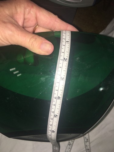 TUPPERWARE Sheerly Elegant Green Holiday Triangle Bowl-Serve Mix 17 Cups EUC - Picture 9 of 9