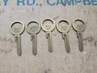 <!--F#f_0-->NOS FORD GLOVE BOX LOCK OR BOOT KEY BLANKS 1949 50 51 52 53 54 FORD LOT OF 5<!--F/-->
