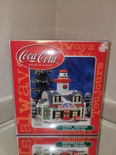 Coca-Cola Coke Town Square CollectionVillage The Lighthouse Gift Shop New Sealed - Picture 3 of 8
