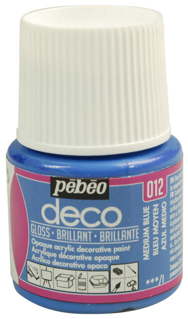 Pebeo Acrylic Paint Color Chart