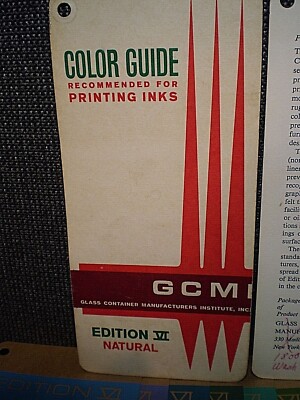 Vintage GCMI COLOR GUIDE Edition VI, Natural, for Printing Inks | eBay