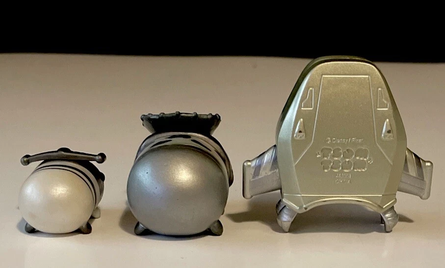 Редкий Disney Tsum Tsum *ИСТОРИЯ ИГРУШЕК* СЕРЕБРО Woody Buzz космические корабли фигурки набор из 3 - Изображение 3 из 4