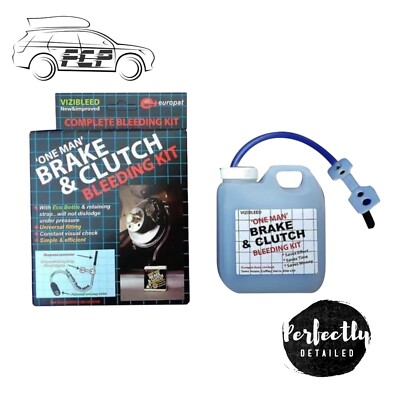Vizibleed Einmann Brems- & Kupplungsentlüftungsset Set Universal Fluid Eco Flasche