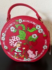 Strawberry Shortcake Berry Plucking Berries Red Faux Leather Crossbody Purse NEW