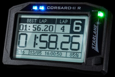 Corsaro GPS Lap Timer Starlane Data Acquisition Wireless Touchscreen Aim Solo 2