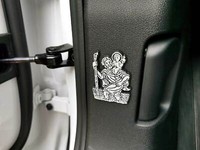 FüR Porsche 911 718 Gts Christophorus Relief Emblem Christopherus Schutzpatron