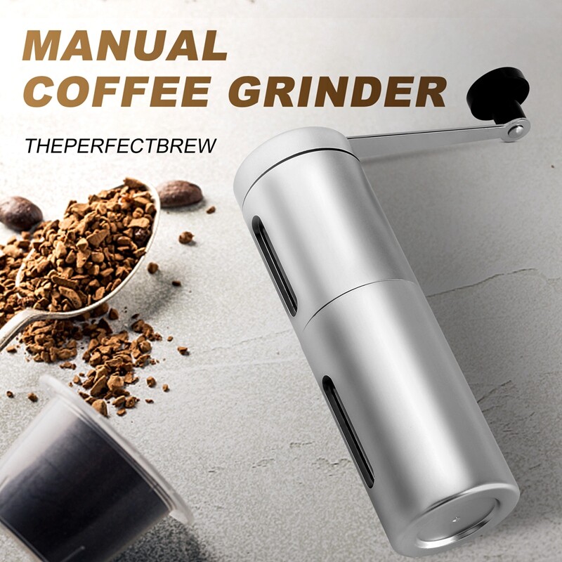 Moulin à Café Manuel , Réglable, Meule Conique En Acier