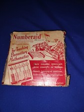 Vintage 1959 NUMBERAID Abacus for Teaching Ma...