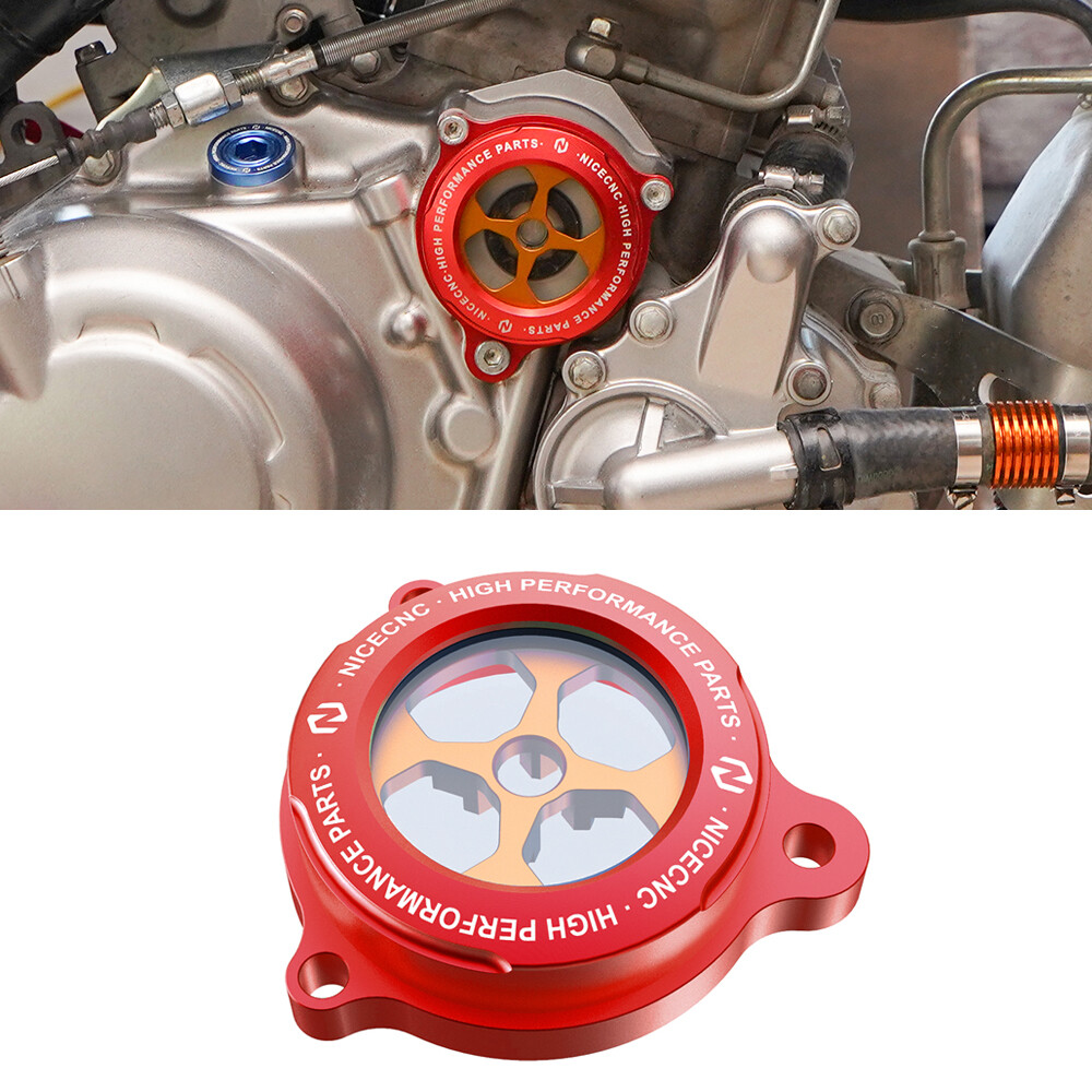 Motorrad Ölfilterkappe Aus CNC-Alu – Für Yamaha Raptor 700 (2006–2021) & Raptor 700 R (2009–2021), Blau