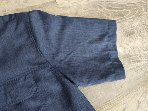 Orvis Classic Collection Short Sleeve Button Up Fishing Shirt Blue Men's Size L - Picture 6 of 13