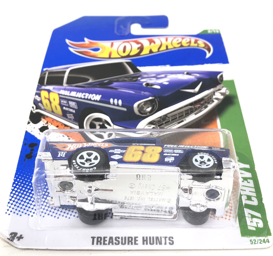 2011 Hot Wheels Treasure Hunt '57 Chevy 52/244 Mattel 2/15 New | eBay