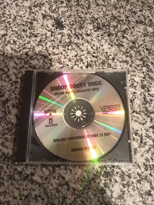 Snoop Doggy Dogg Death Rows Greatest Hits Promo Cd