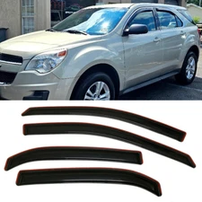 IN-CHANNEL Window Visors Sun Vent Rain Guard Fit for 2010-2017 Chevrolet Equinox