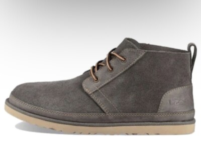 UGG NEUMEL UNLINED LEATHER CHARCOAL MENS US 14/UK 13/EU 48.5  display picture 3