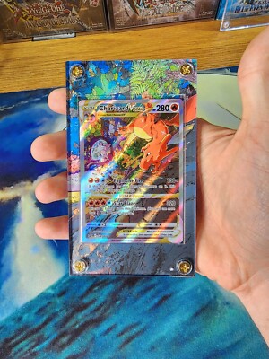 Pokemon Mewtwo Vstar GG40 & Charizard SWSH262 Crown Zenith Custom
