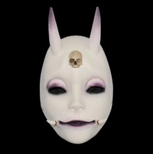 Anime Shutendouji Oni Devil Mask Japanese Prajna Hannya Party Cosplay Mask Prop
