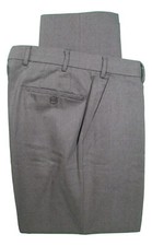 Hiltl Mens Grey Flat Front Wool Dress Pants 31x28.5