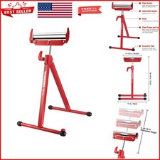 Woodworking Roller Stand with Adjustable Height  Stable Design - 250 LB Load