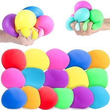 Stress Balls Bulk, Squishy Ball for Anxiety Relief, Sensory Fidget Toys for Kids