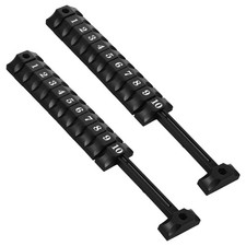 1 Set Black ABS Foosball Score Bars Multi-Functional Table Soccer Game Supplies