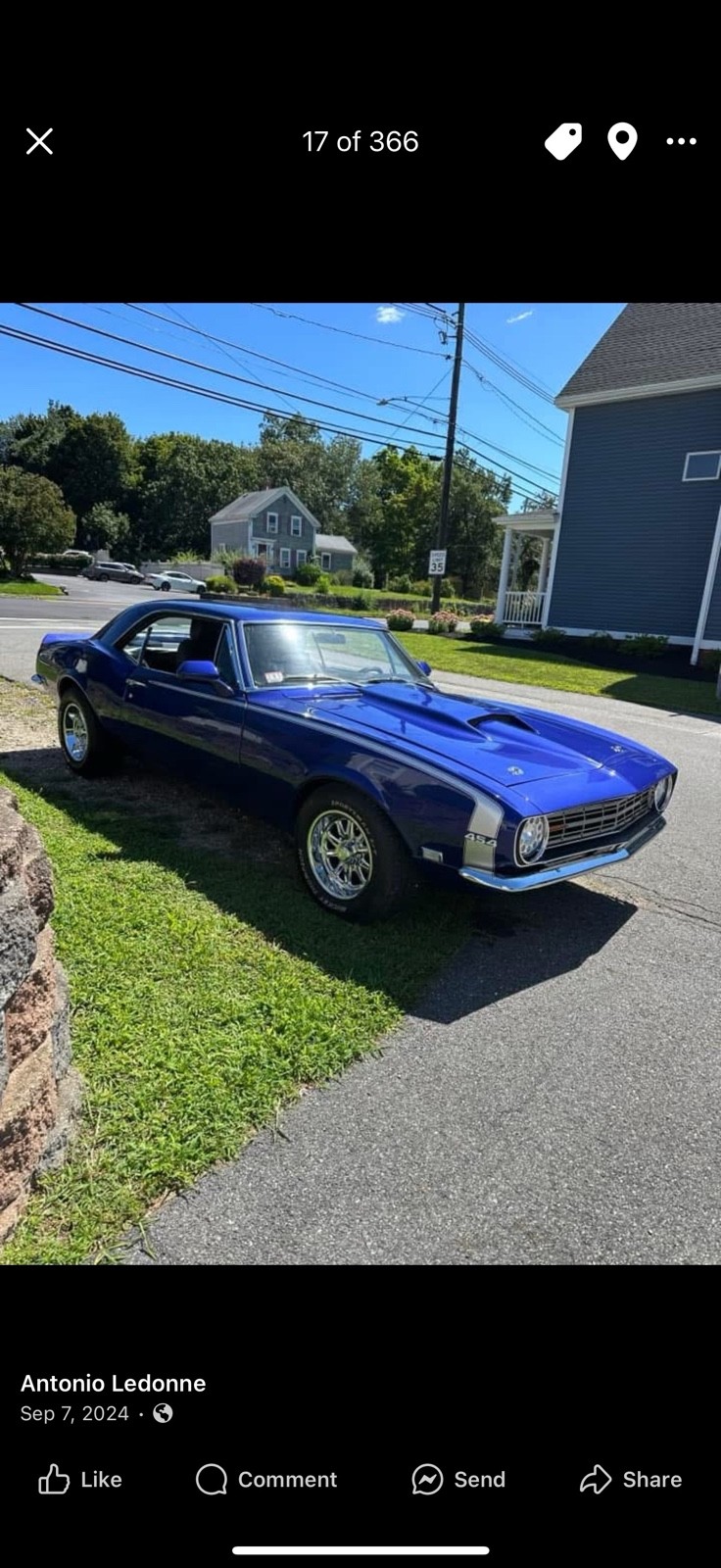 1968 Chevrolet Camaro for sale in Stoneham Massachusetts