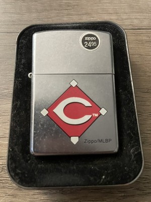 ZIPPO 2001 MLB CINCINNATI REDS BASEBALL IN TIN BOX PRICE STICKER MINT OLD SCHOOL