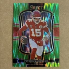 2025 Select - Premier Level Patrick Mahomes II #107 Neon Green Shock Prizm /699