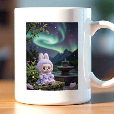 'Moonlit Garden' La Bu Bu 11oz Becher | Labubu Lazuzu La Bubu The Monsters Tasse