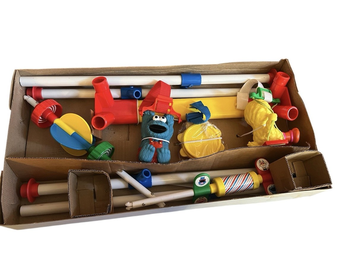 Tyco Sesame Street Baby Play Gym Vintage 1994 Cookie Monster Big