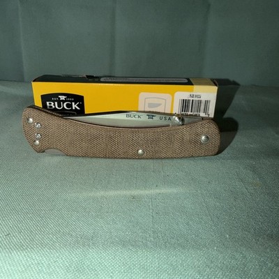 Buck 110 Slim Pro S30v Micarta Handle Lockback Folding Hunter Pocket Knife
