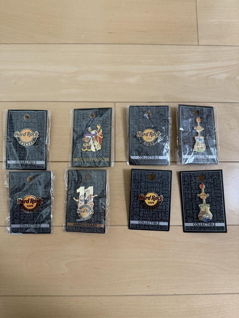 ハードロックカフェ インド限定ピンズ・ピンバッジ 8個セット Hard Rock Cafe India Pins Set of 8 Badge Collectible Used | eBay