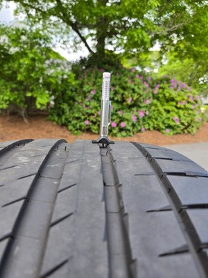 (2) Michelin Pilot Sport 4 255/40R19 Tires PAIR 7/32 Tread 5024 and 0625 DOT