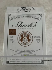 Shenk’s Whiskey Michter’s Distillery Empty Box